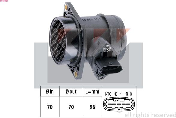 KW 491 031 - Debimetro autozon.pro