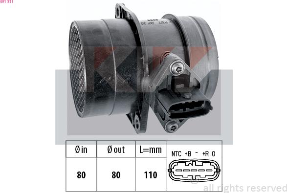 KW 491 311 - Debimetro autozon.pro