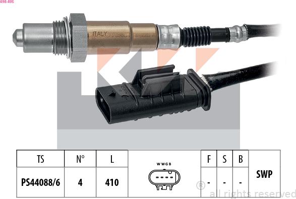 KW 498 495 - Sonda lambda autozon.pro