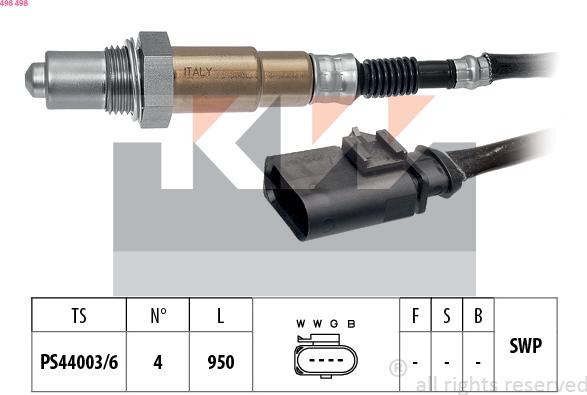 KW 498 498 - Sonda lambda autozon.pro