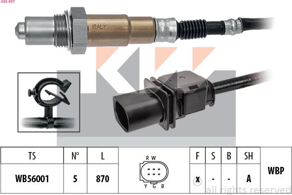 KW 498 497 - Sonda lambda autozon.pro