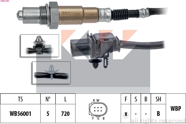 KW 498 441 - Sonda lambda autozon.pro