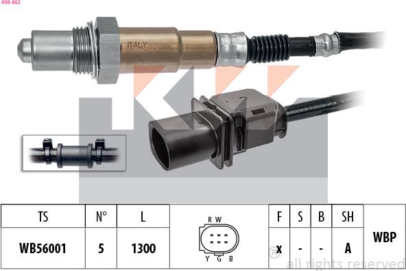 KW 498 462 - Sonda lambda autozon.pro