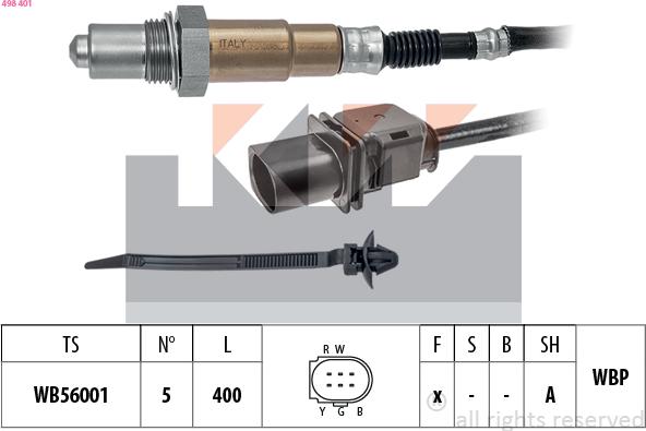 KW 498 401 - Sonda lambda autozon.pro