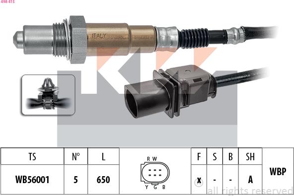 KW 498 415 - Sonda lambda autozon.pro