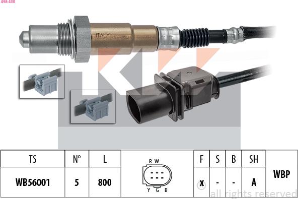 KW 498 430 - Sonda lambda autozon.pro