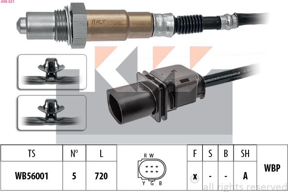 KW 498 421 - Sonda lambda autozon.pro