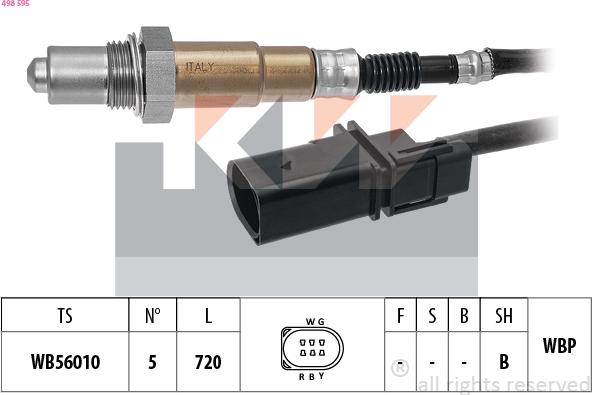 KW 498 595 - Sonda lambda autozon.pro