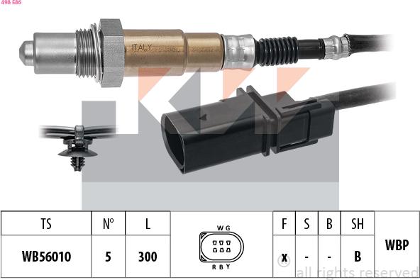 KW 498 586 - Sonda lambda autozon.pro