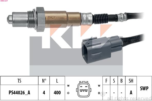 KW 498 537 - Sonda lambda autozon.pro