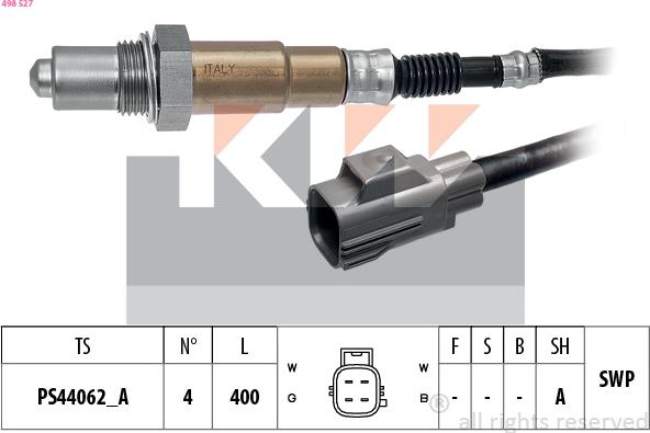 KW 498 527 - Sonda lambda autozon.pro