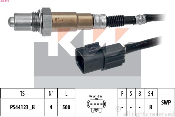 KW 498 610 - Sonda lambda autozon.pro