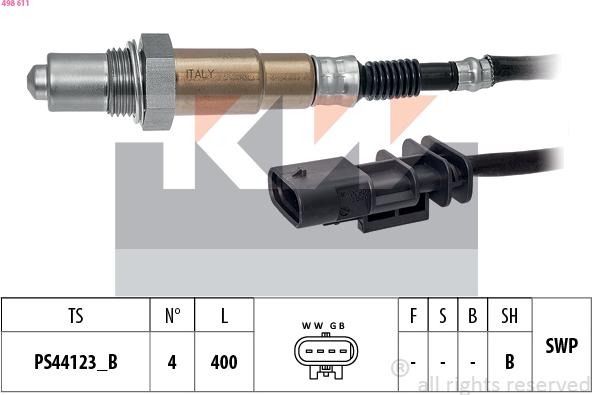 KW 498 611 - Sonda lambda autozon.pro