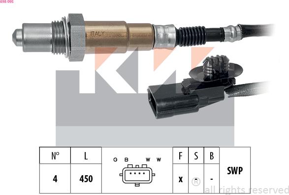 KW 498 095 - Sonda lambda autozon.pro