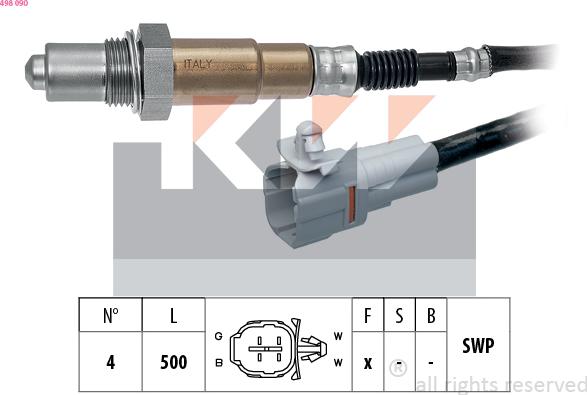 KW 498 090 - Sonda lambda autozon.pro