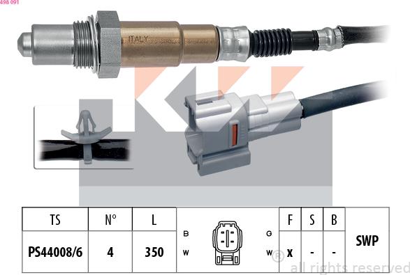 KW 498 091 - Sonda lambda autozon.pro