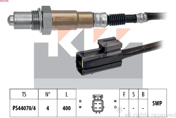 KW 498 098 - Sonda lambda autozon.pro