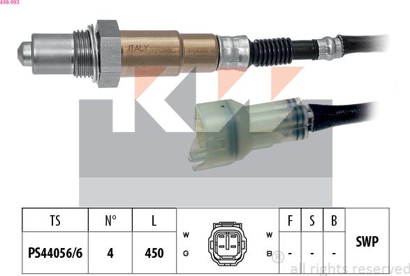 KW 498 093 - Sonda lambda autozon.pro