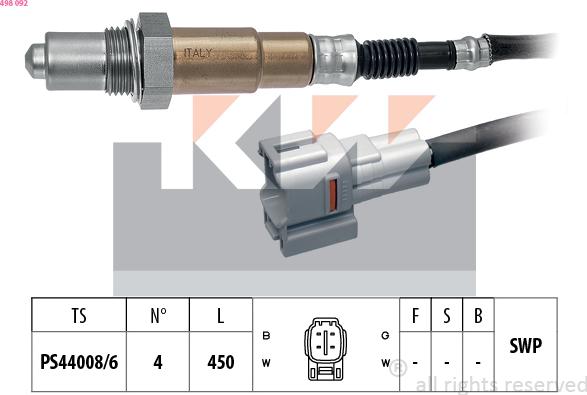 KW 498 092 - Sonda lambda autozon.pro