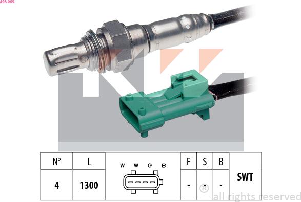 KW 498 069 - Sonda lambda autozon.pro