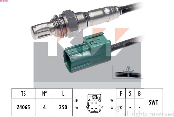 KW 498 004 - Sonda lambda autozon.pro