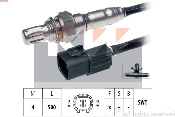 KW 498 070 - Sonda lambda autozon.pro