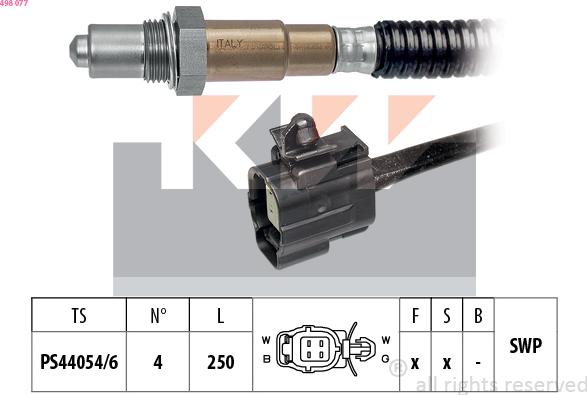 KW 498 077 - Sonda lambda autozon.pro