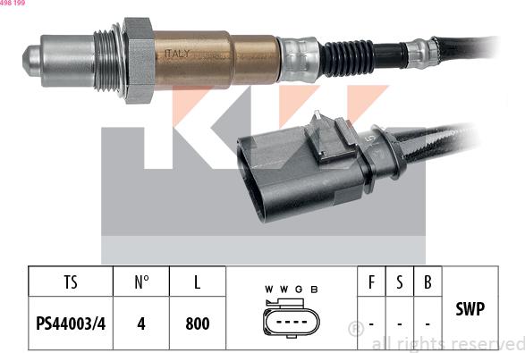 KW 498 199 - Sonda lambda autozon.pro