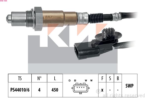 KW 498 169 - Sonda lambda autozon.pro