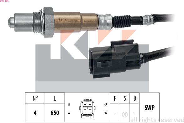 KW 498 185 - Sonda lambda autozon.pro