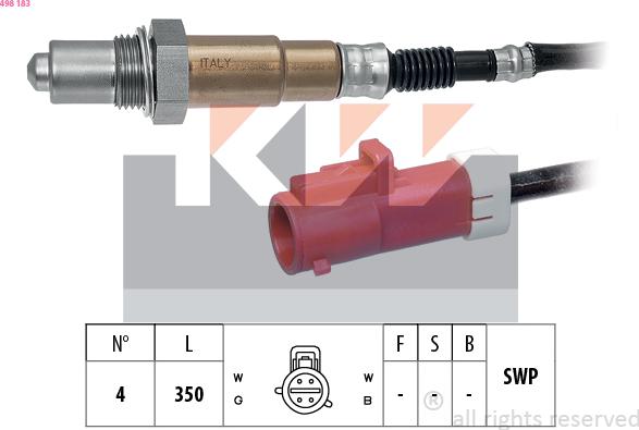 KW 498 183 - Sonda lambda autozon.pro