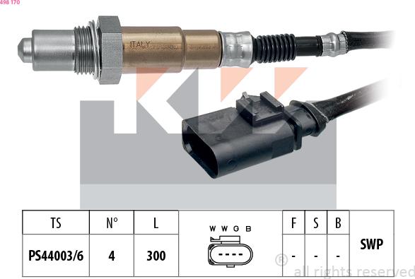 KW 498 170 - Sonda lambda autozon.pro