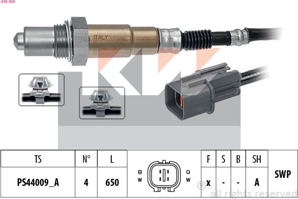 KW 498 369 - Sonda lambda autozon.pro