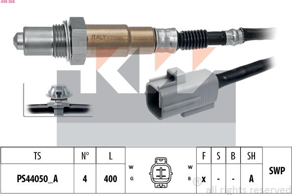 KW 498 368 - Sonda lambda autozon.pro