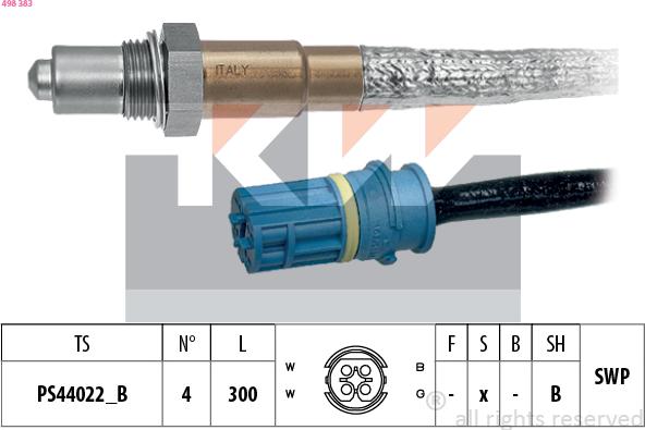 KW 498 383 - Sonda lambda autozon.pro