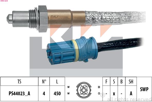 KW 498 324 - Sonda lambda autozon.pro