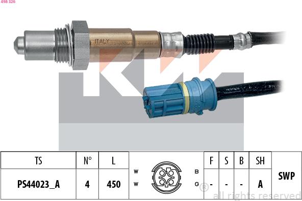 KW 498 326 - Sonda lambda autozon.pro