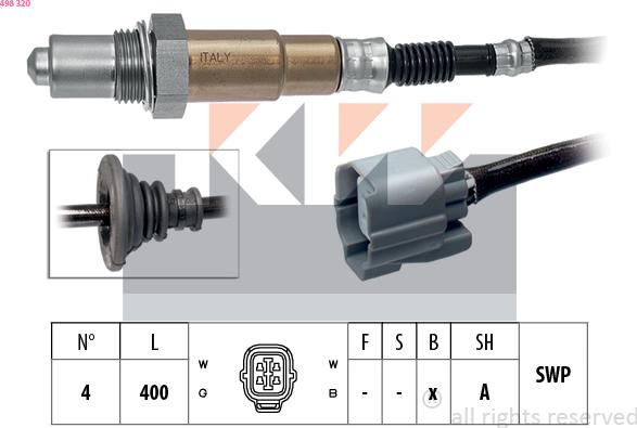 KW 498 320 - Sonda lambda autozon.pro