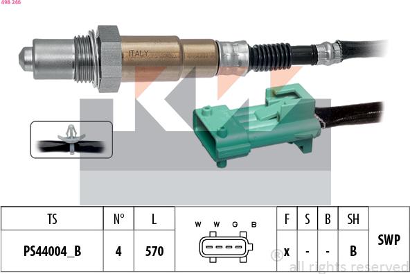 KW 498 246 - Sonda lambda autozon.pro