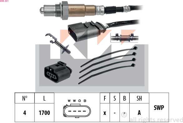 KW 498 251 - Sonda lambda autozon.pro