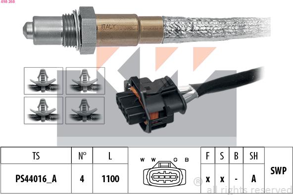 KW 498 268 - Sonda lambda autozon.pro