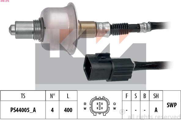 KW 498 275 - Sonda lambda autozon.pro