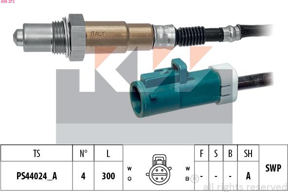 KW 498 272 - Sonda lambda autozon.pro