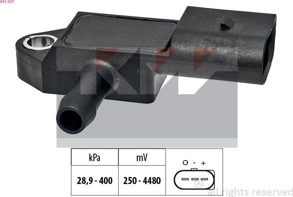 KW 493 327 - Sensore pressione aria, Aggiustaggio altimetrico autozon.pro