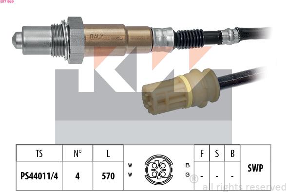 KW 497 969 - Sonda lambda autozon.pro