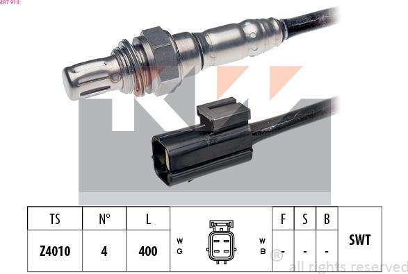 KW 497 914 - Sonda lambda autozon.pro