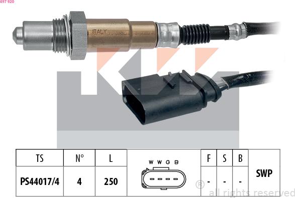 KW 497 920 - Sonda lambda autozon.pro