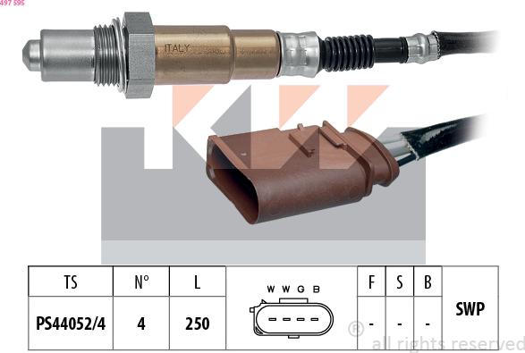 KW 497 595 - Sonda lambda autozon.pro