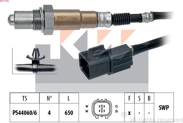 KW 497 542 - Sonda lambda autozon.pro