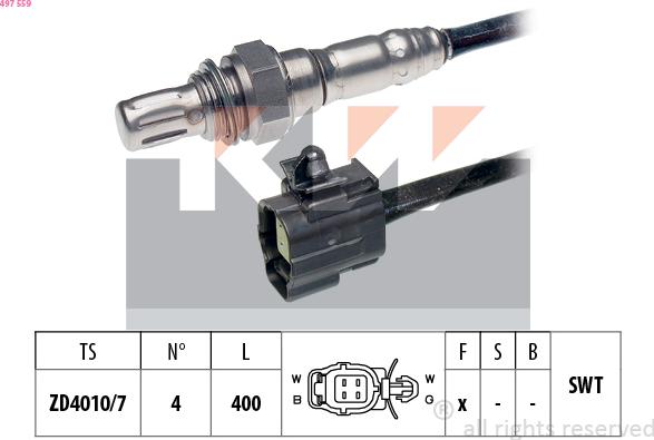 KW 497 559 - Sonda lambda autozon.pro